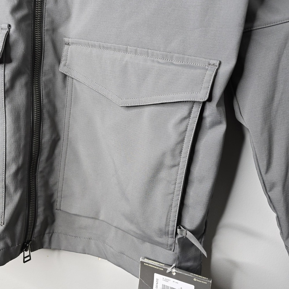 EDDIE BAUER Mens TRAVEX Gray Sz Small Full Zip Jacket Lightweight Travel Outdoor - Picture 2 of 13